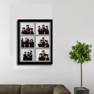 6 Images Grey Border Portrait Collage