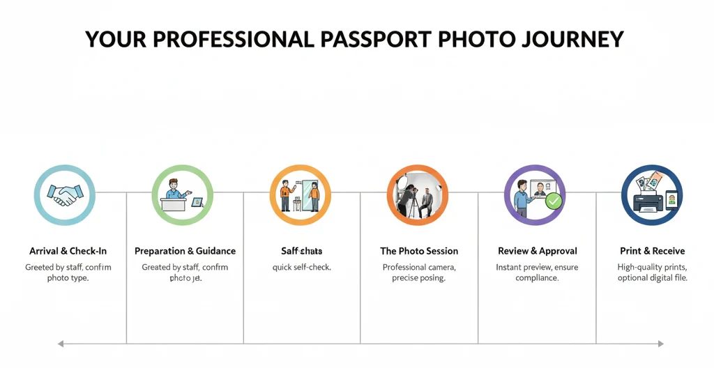 Quick and easy passport photo process at Suny Graphics - from consultation to printed photos in minutes